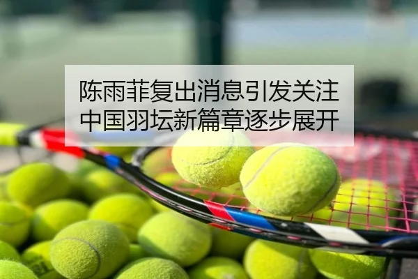 陈雨菲复出消息引发关注 中国羽坛新篇章逐步展开
